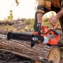 BLACK+DECKER GKC1820L20-QW Elettrosega a Batteria Litio 18V-2.0 Ah, Barra 20 cm