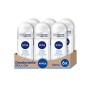 Nivea Pure Invisible Roll-On Deodorante in Confezione da 6 x 50 ml, Antitraspirante, Profumato Delicato, Regola la Traspirazione