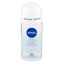 Nivea Pure Invisible Roll-On Deodorante in Confezione da 6 x 50 ml, Antitraspirante, Profumato Delicato, Regola la Traspirazione