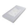 Foppapedretti Climatic - Materasso antiacaro per lettino, Rivestimento in cotone 100% sfoderabile e lavabile, Bianco, 124 x 63 x