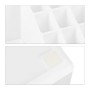 Relaxdays 10023135_49 Organizzatore Make-Up con Cassetti, Porta-Trucchi e Accessori, Acrilico, Bianco, 14 x 24 x 30 cm