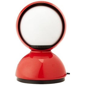 Artemide Eclisse Lampada Tavolo Rosso