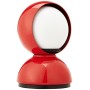 Artemide Eclisse Lampada Tavolo Rosso