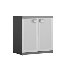 Keter Logico XL Basso 2 Ripiani Regolabili - 89X54X93H Grigio