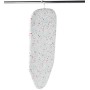 Kleeneze, KL062291RBYEU-Asse da stiro da tavolo con copriasse in cotone,Ruby, Rubino, 73 x 31cm