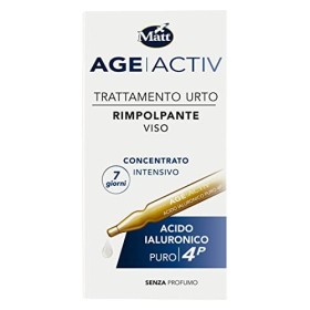 Matt - Age ActivFiale Viso Trattamento Urto Rimpolpante - Acido Ialuronico Puro 4P - Applicazione di 7 Giorni