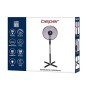 Beper P206VEN100 – Ventilatore a Piantana Nero, 3 Pale, 3 Velocità, Diametro 40 cm, Oscillazione, Black Stand Fan