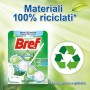 Bref Pro Nature Menta e Eucalipto, Detergente Profumatore In Pastiglie Igienizzante Bagno, Formato Scorta, 10 Pezzi