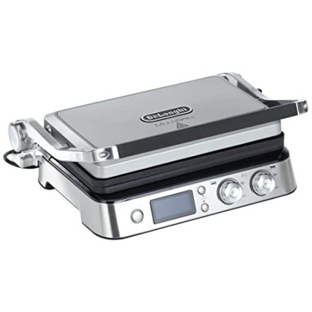 De'Longhi CGH1020D MultiGrill Bistecchiera Grill Elettrico, Argento, 2000 W