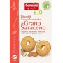 Germinal Bio Biscotti Carota Mandorla Grano Saraceno - 8 confezioni da 250gr - 2000 gr, Senza glutine