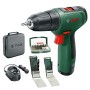 Bosch Trapano avvitatore a batteria EasyDrill 1200 (batteria da 2,0 Ah, sistema 12 volt, set di bit per foratura e avvitamento, 