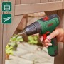 Bosch Trapano avvitatore a batteria EasyDrill 1200 (batteria da 2,0 Ah, sistema 12 volt, set di bit per foratura e avvitamento, 