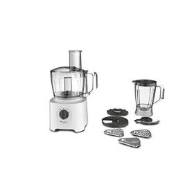Moulinex FP2461 Easy Force, Robot da Cucina All-in-One, 6 Accessori per 25 Diverse Funzioni, Capacità Recipiente 2.4 L
