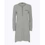 LOVABLE Fluid Rib Fabric Camicia da Notte, Grigio Melange, M Donna