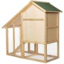 dibea Conigliera Gabbia per Animali da Compagnia Villa Conigli 140x65x119 cm