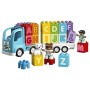 LEGO DUPLO Camion dell'Alfabeto, Giochi Bimbi 1,5 Anni, Mattoncini per l’Apprendimento delle Lettere, 10915