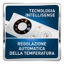 Imetec Intellisense Plaid Riscaldabile Singolo, Termocoperta con Tecnologia Intellisense, Morbida Microfibra Bicolore Reversibil