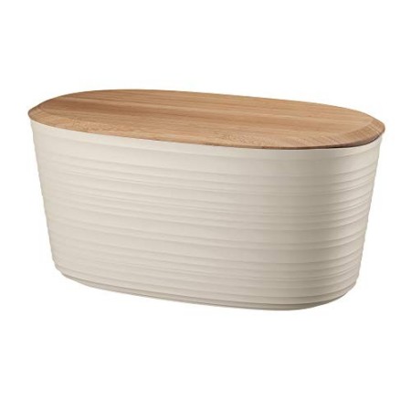 Guzzini Tierra Cestino Pane, Post Consumed Recycled Poliestereastic, Bamboo, Marrone, 00
