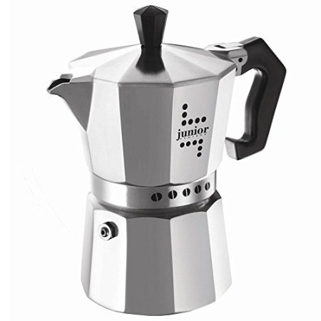 Junior Express Caffettiera, Alluminio, Argento, 3 Tazze