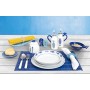 Excelsa Ocean Formaggera/Zuccheriera, 200 ml, Ceramica, Bianco/Azzurro