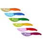 Excelsa Passione Color Set 6 Coltelli Pizza, Acciaio Inossidabile, Multicolore