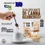 DULCILIGHT CANNA DA ZUCCHERO NATURALE 300 Bustines, DOLCIFICANTE GRANULATO al gusto naturale dello zucchero di canna, categoria 