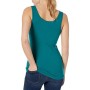 Amazon Essentials - Confezione da 2 canotte da donna, aderenti, Verde (Dark Green/Navy), US S (EU S - M)