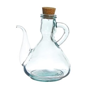 Excelsa Oliera con Tappo in Sughero, Vetro Riciclato, capacità: 500 ml
