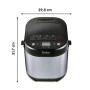 Moulinex OW240E Pain & Delices Macchina del Pane in Acciaio Inossidabile, con Funzione Yogurt, 20 Programmi Automatici di cui 3 