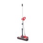 Polti Moppy Lavapavimenti con Vapore Senza Cavo/Cordless, Colore Rosso + PAEU0342 Moppy Kit 2 Panni Universali