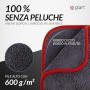 Glart 443TP Set da 3 Panni in Microfibra Soffici, con Bordo Rosso/Arancione, Morbidi, 40x40 cm