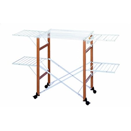 Foppapedretti Gulliver Stendibiancheria Pieghevole, Legno massiccio