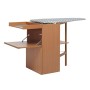 Foppapedretti Lo Stiro Mobile con Asse da Stiro a Scomparsa, Dimensioni aperto: H86 P55 L149 cm, Noce