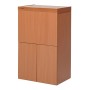 Foppapedretti Lo Stiro Mobile con Asse da Stiro a Scomparsa, Dimensioni aperto: H86 P55 L149 cm, Noce