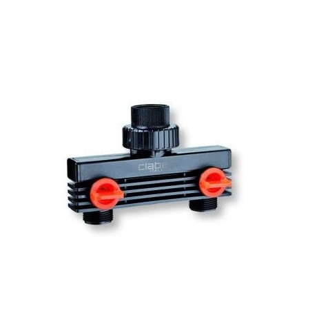 2 x Claber 3/10,2 cm maschio filettato adattatore a vie