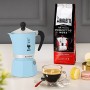 Bialetti Rainbow Caffettiera Colorata, Alluminio, Azzurro, 1 Tazza