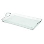 Guzzini Happy Hour - Vassoio rettangolare, Plastica, Trasparente, 54 x 33.5 x h8.7 cm