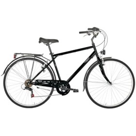 Alpina Bike Moving, Bicicletta Trekking 6v Uomo, Nero, 28"