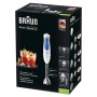 Braun Minipimer 3, frullatore manuale MQ3045 Aperitivo bianco/blu