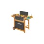 Campingaz Barbecue Gas Adelaide 3 Woody Dual Gas, Grill Barbecue a Gas a 3 Bruciatore, Potenza di 14 kW, Griglie in Acciaio, 2 T