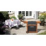 Campingaz Barbecue Gas Adelaide 3 Woody Dual Gas, Grill Barbecue a Gas a 3 Bruciatore, Potenza di 14 kW, Griglie in Acciaio, 2 T