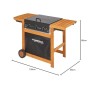 Campingaz Barbecue Gas Adelaide 3 Woody Dual Gas, Grill Barbecue a Gas a 3 Bruciatore, Potenza di 14 kW, Griglie in Acciaio, 2 T