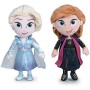 Disney - Pack 2 Peluches 11'81"/30cm Principesse di Frozen - Il Regno di Ghiaccio - Elsa + Anna qualità Super Soft
