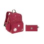 LÄSSIG Zaino per bamini medium Magic Bliss Rosso