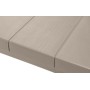 Keter Tavolo da Esterno Julie - Tavolo da Giardino Adatto Per 6 Persone 147X90X74,5H - Cappuccino