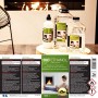 NOLABEL 1 L Bioetanolo Farmlight, 1 Bottiglia da 1 litro, combustibile Liquido Ecologico Naturale inodore per bio camini e stufe