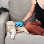 FRETOD Guanto Spazzola per Cani & Gatto - Con Rimozione dei Capelli per Mobili - Massaggio Pet Brush per Cani Gatti Coniglio Cav