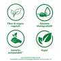 Ajax Salviette Igienizzanti Monouso Plant Based Multisuperficie, Biodegradabili e con Fibre di Origine Vegetale, 500 Salviette, 