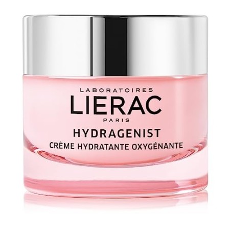 Lierac Hydragenist Crema Viso Idratante con Acido Ialuronico, Ottimale per Pelle Secca, Formato da 50 ml