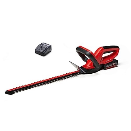 Einhell 3410683 Tagliasiepi Doppia Lama, Batteria agli Ioni di Litio da Lunghezza di Taglio 460 mm, 18 V, Nero, Rosso, 2.0 Ah e 